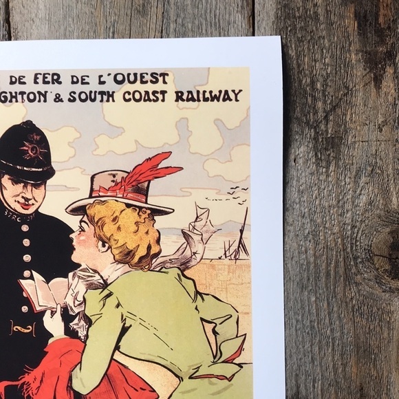CF de l'Ouest Train Travel Advertising Vintage Poster - Picture 3 of 6